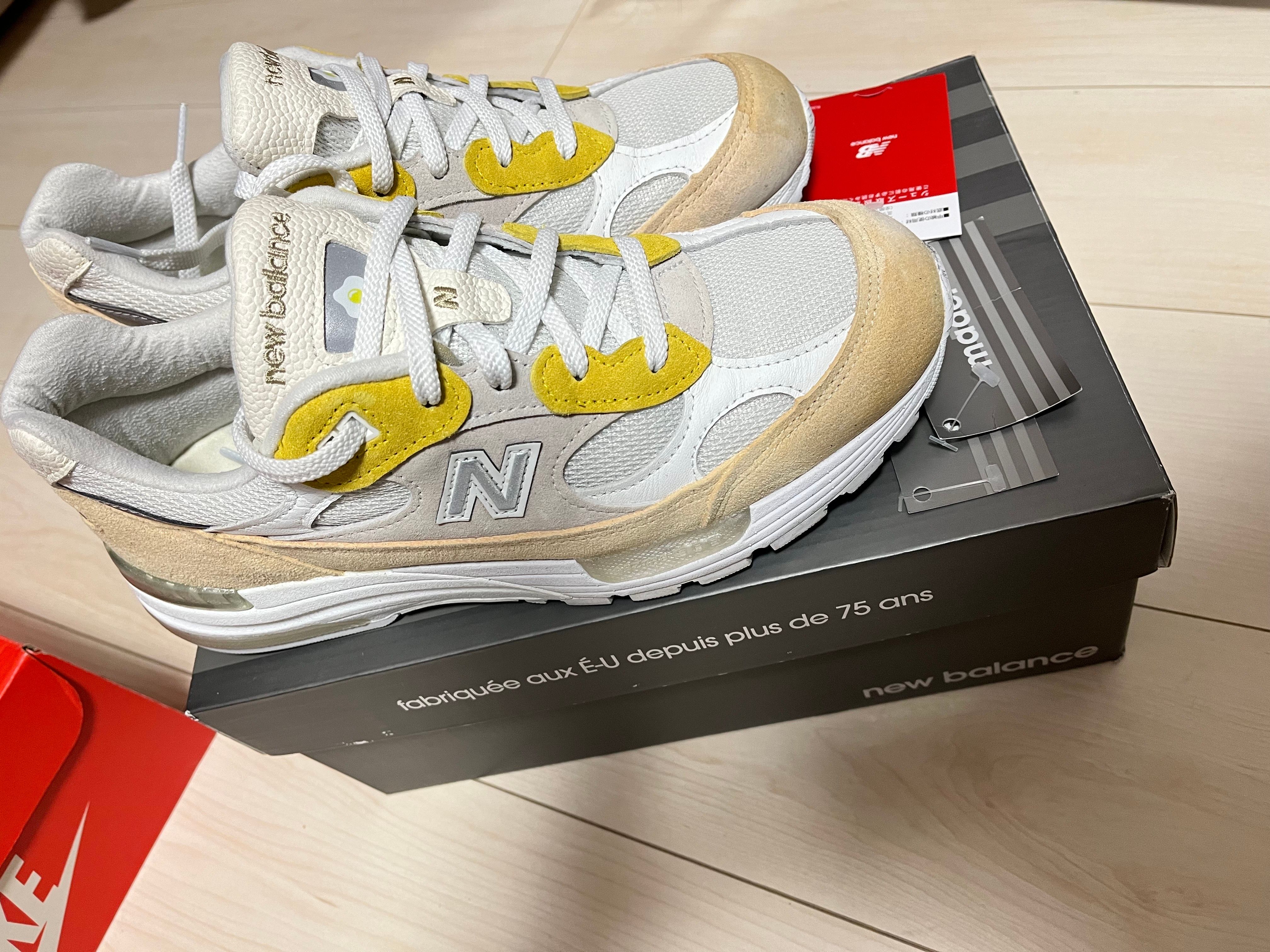 Paperboy × New Balance 992 "Fried Egg"