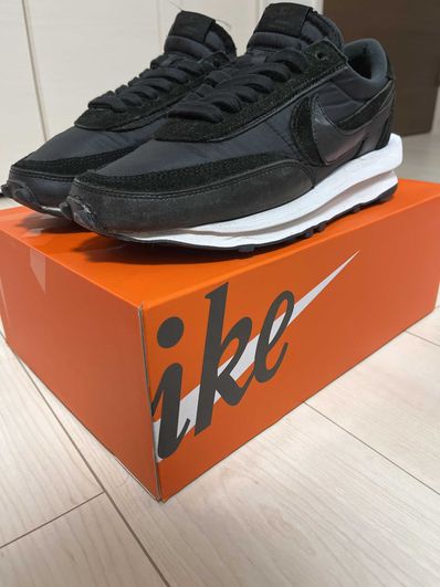 sacai × Nike LDV Waffle "Triple Black"