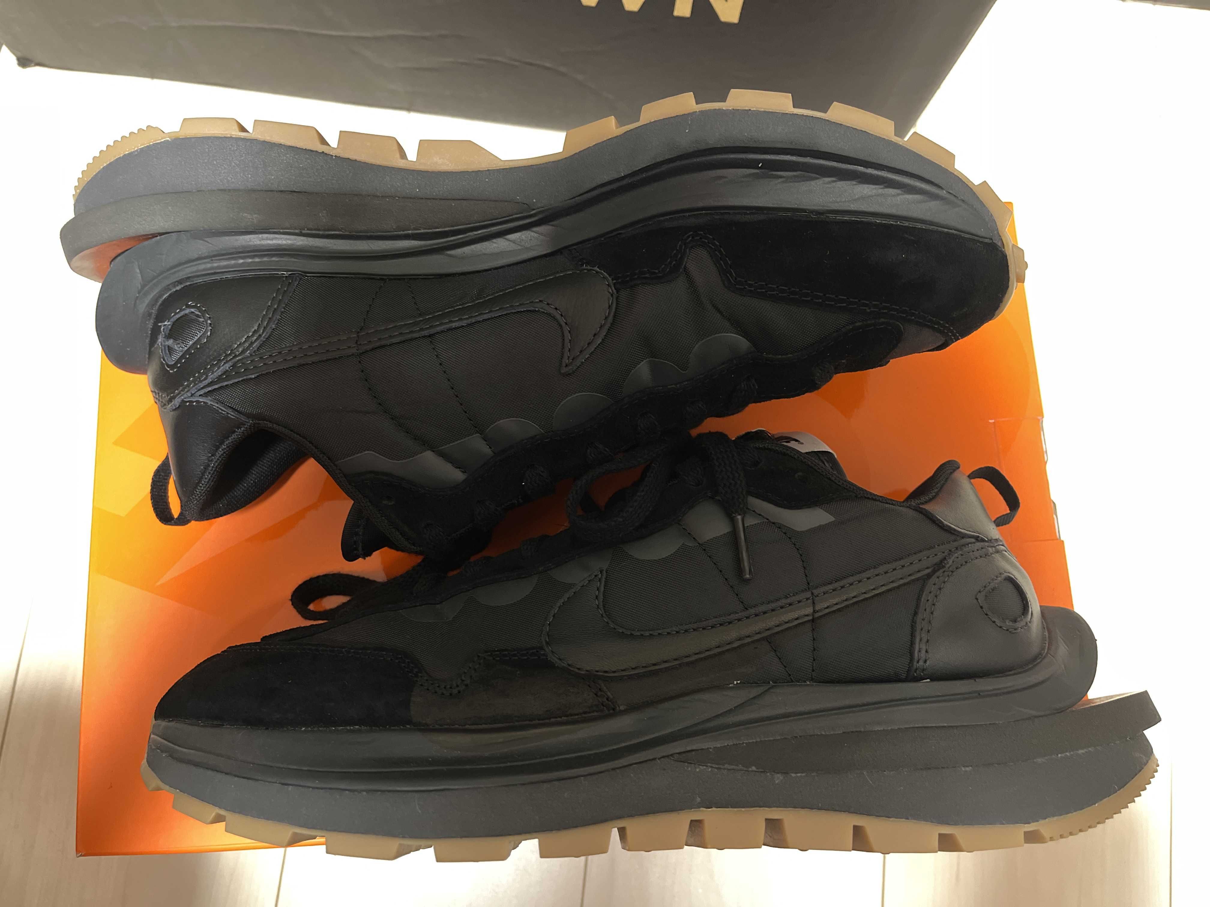 sacai × Nike VaporWaffle "Black Gum"
