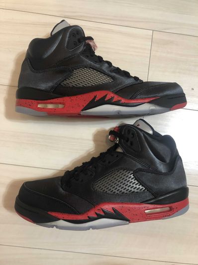 Air Jordan 5 Satin "Bred"