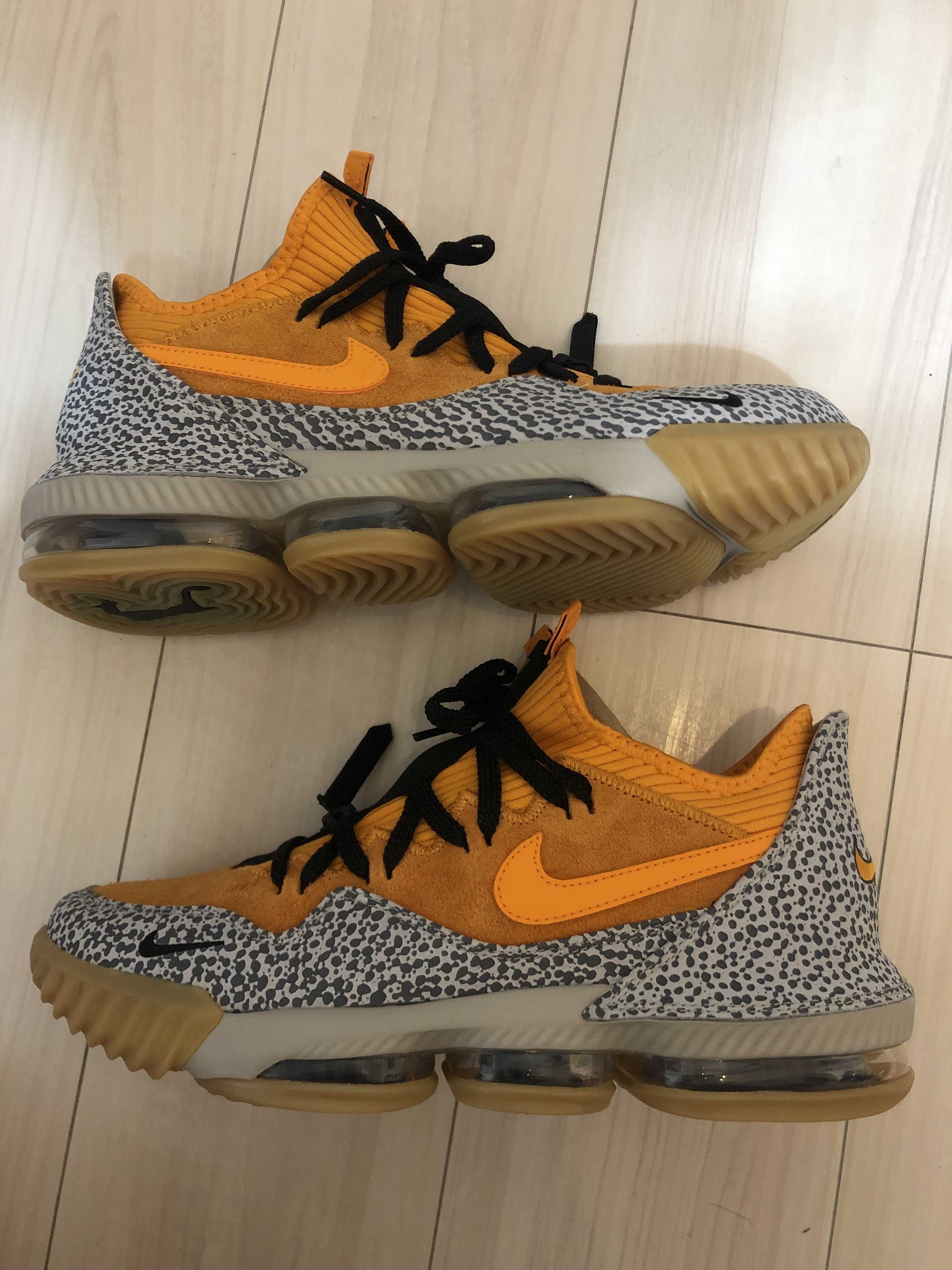 atmos × Nike LeBron 16 Low "Safari" (CD9471-800/CI3358-800)