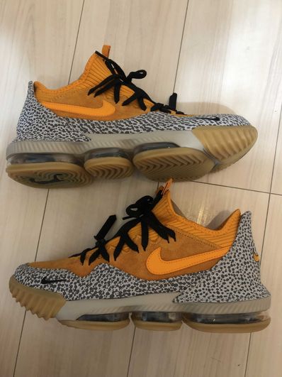atmos × Nike LeBron 16 Low "Safari" (CD9471-800/CI3358-800)