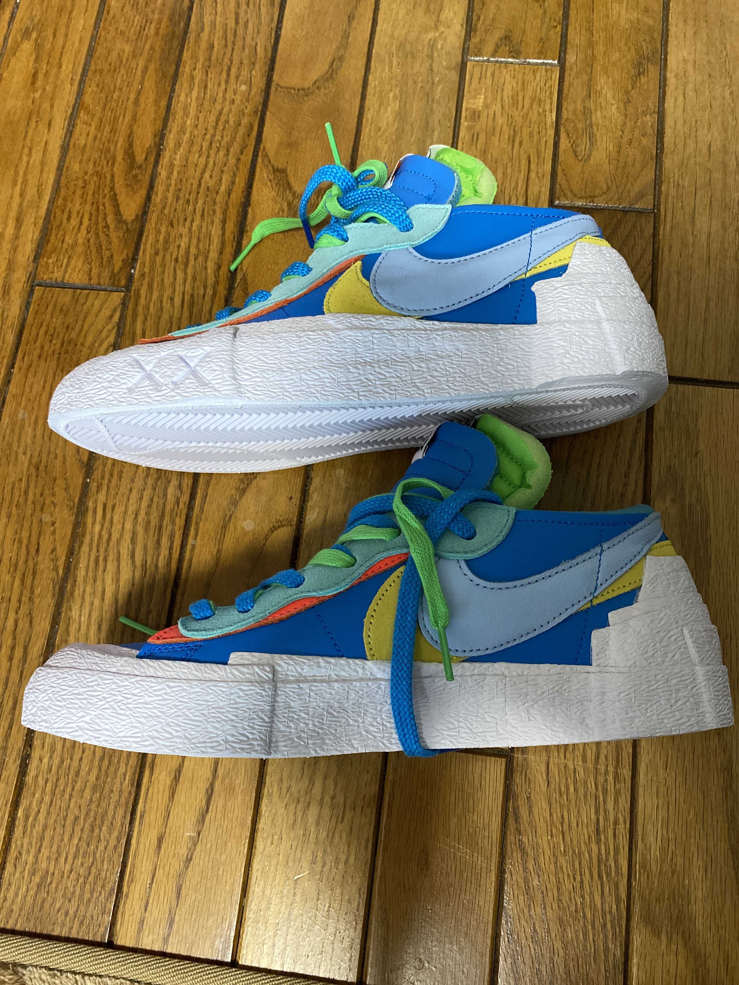 KAWS × sacai × Nike Blazer Low "Neptune Blue"