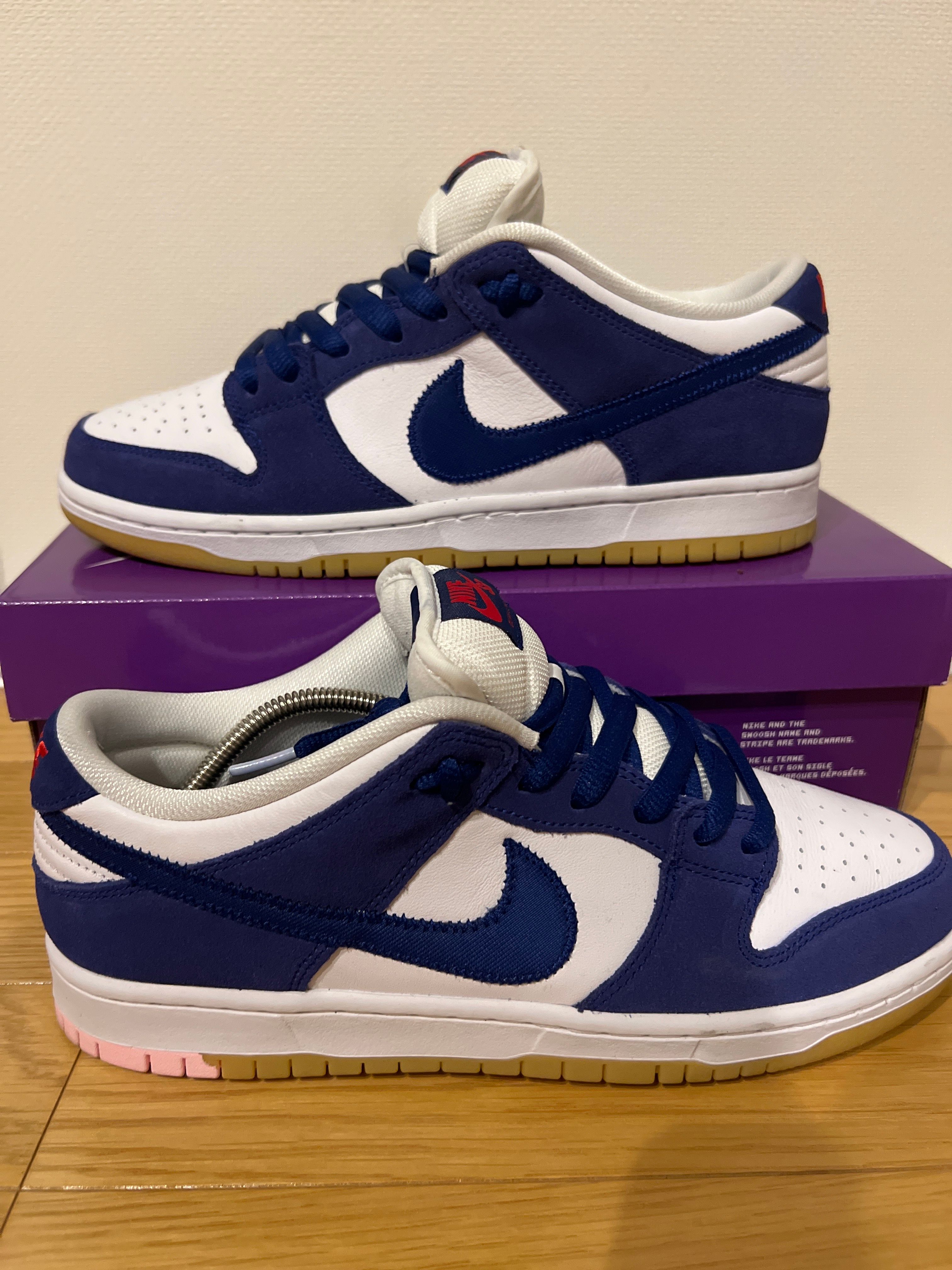 Nike SB Dunk Low "Los Angeles Dodgers/Deep Royal Blue"