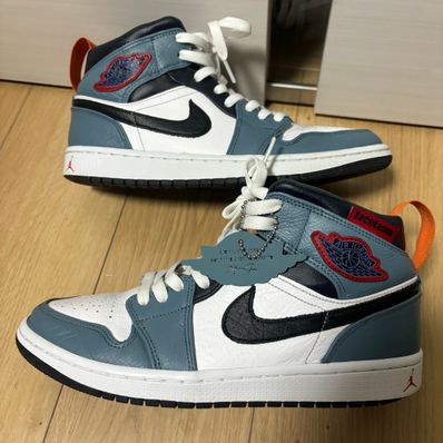 FACETASM × Nike Air Jordan 1 Mid "White/Navy"