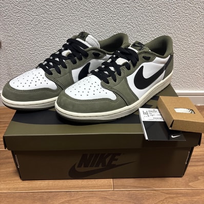 Nike Air Jordan 1 Low OG "Medium Olive and Summit White"