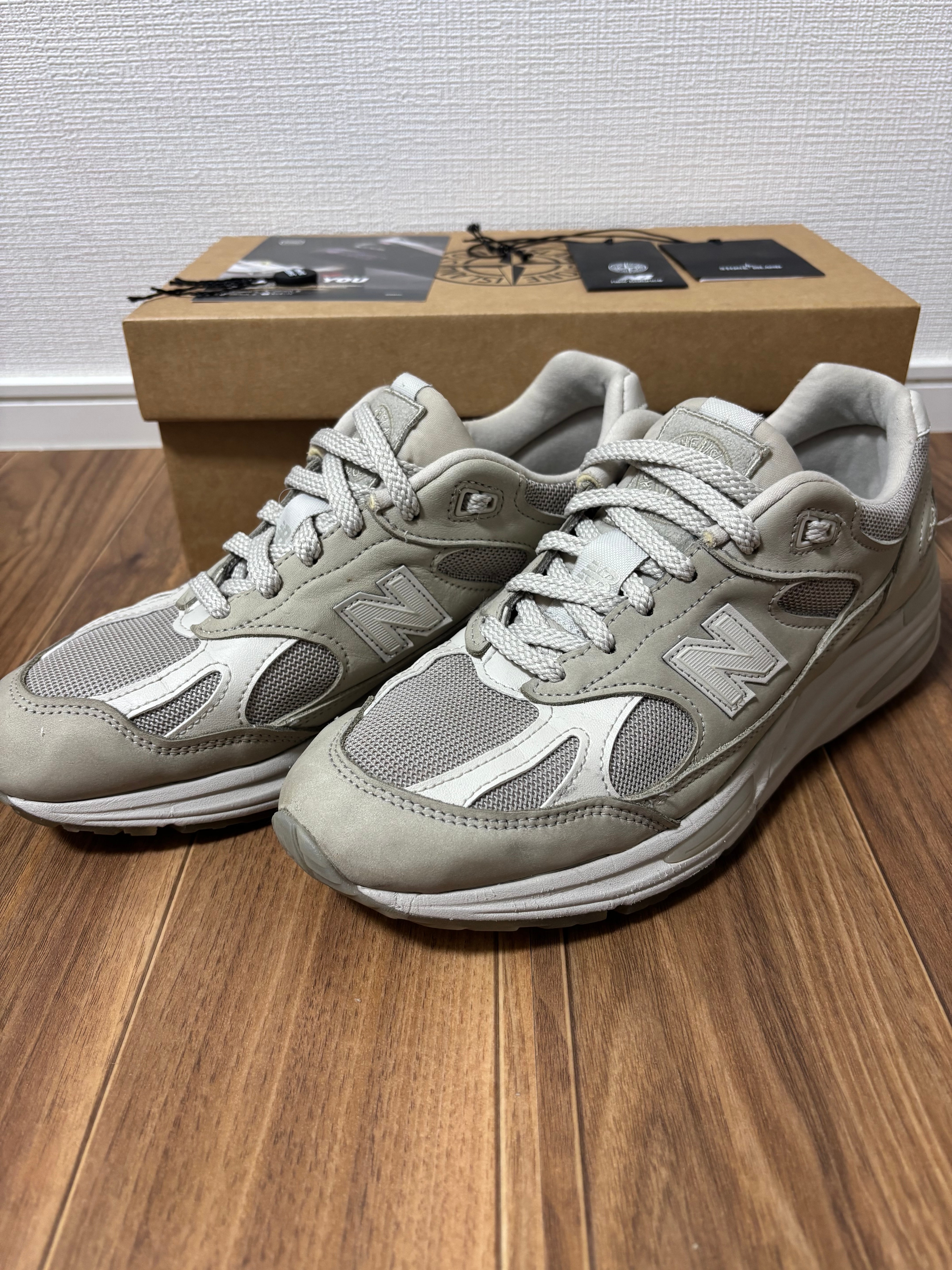 Stone Island × New Balance 991V2 Ghost "Beige"