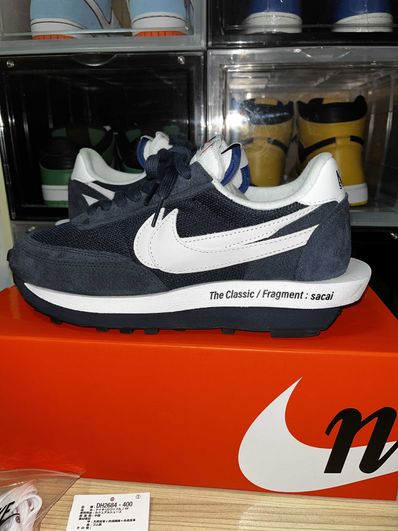 Fragment × sacai × Nike LD Waffle "Blackended Blue"