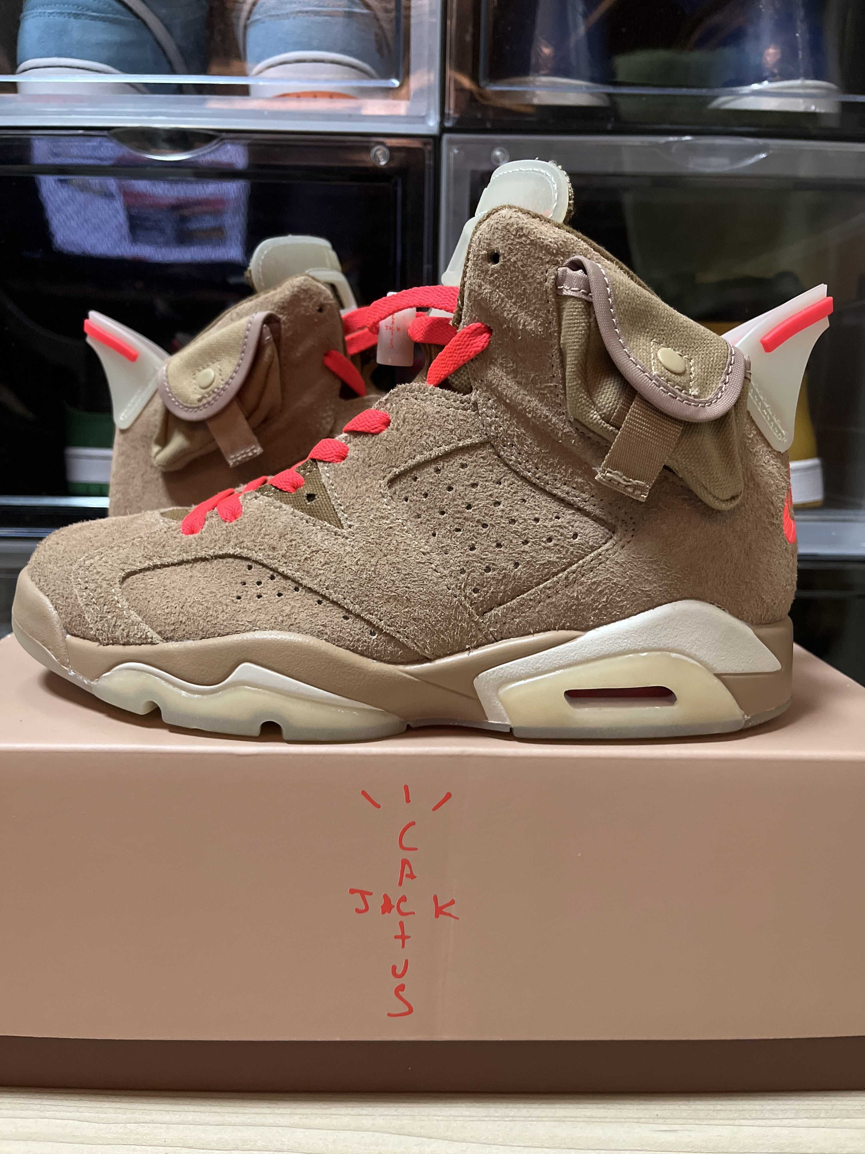 Travis Scott × Nike Air Jordan 6 "British Khaki"