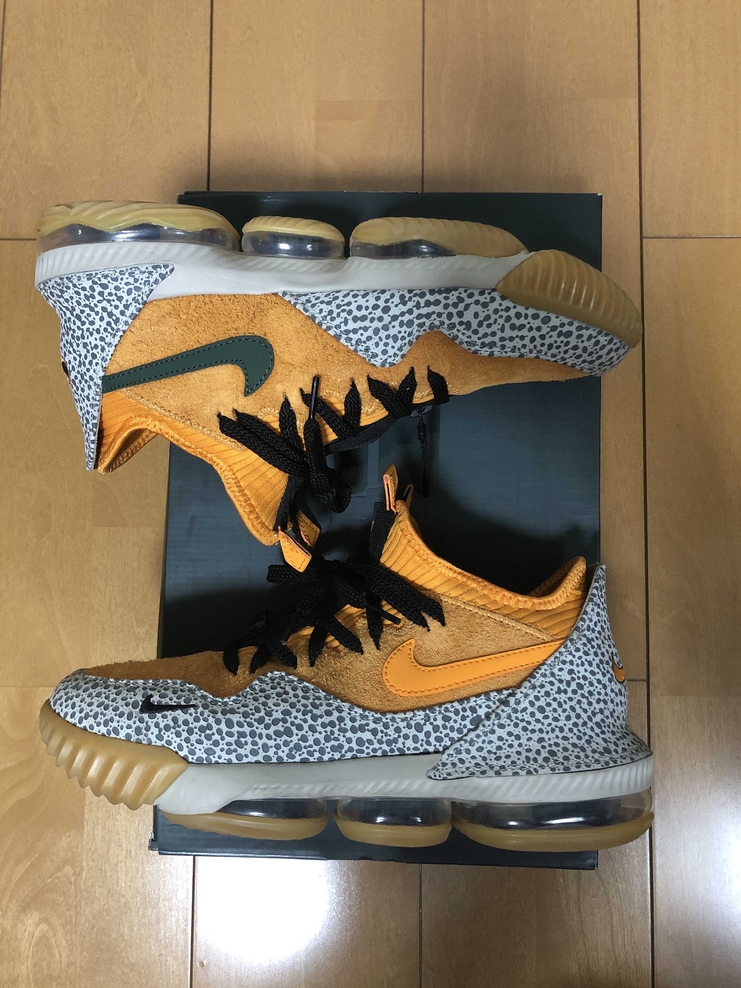 atmos × Nike LeBron 16 Low "Safari" (CD9471-800/CI3358-800)