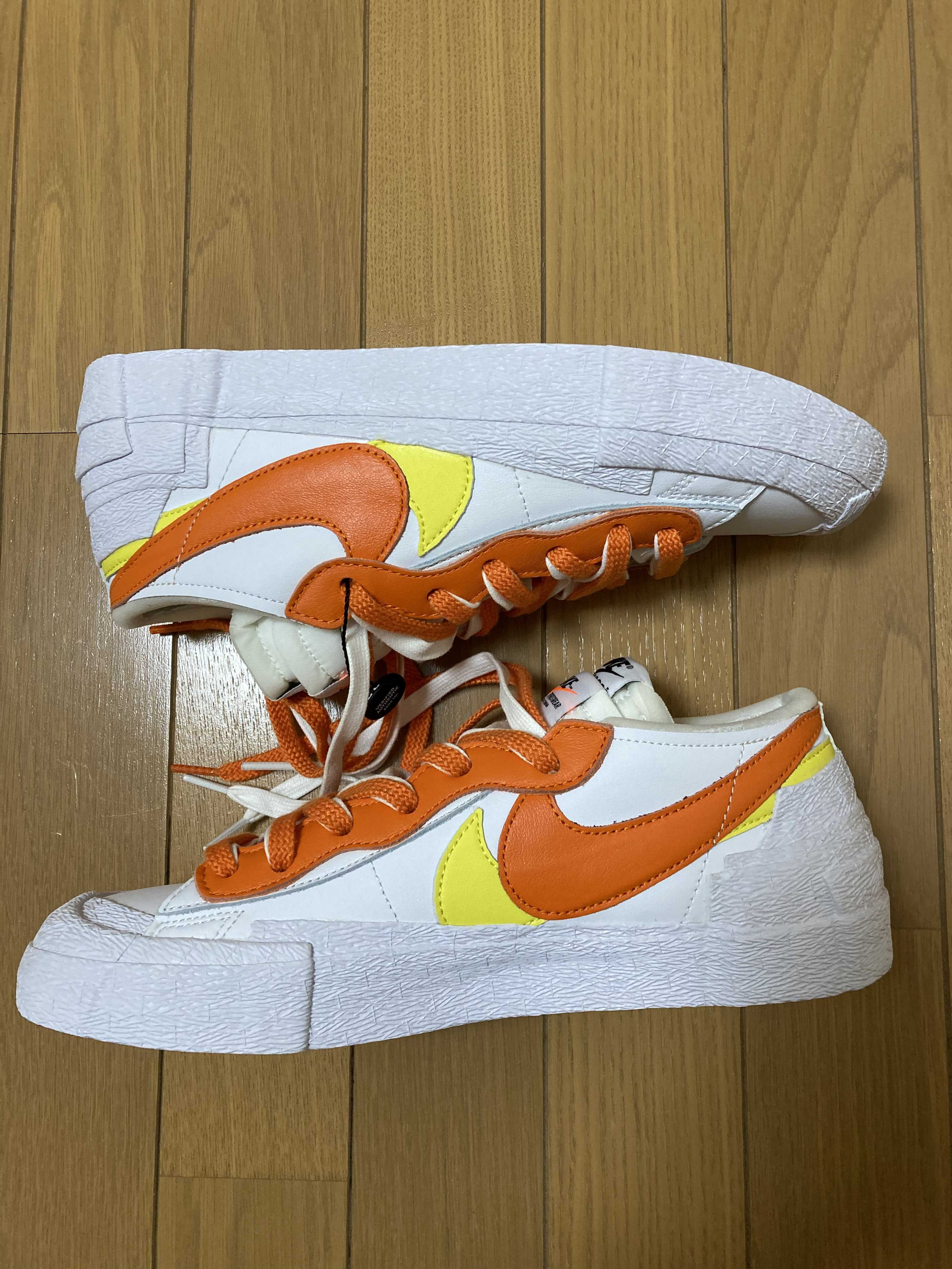 SACAI × NIKE BLAZER LOW "MAGMA ORANGE"