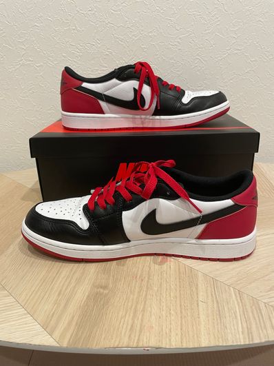 Nike Air Jordan 1 Retro Low OG "Black Toe"