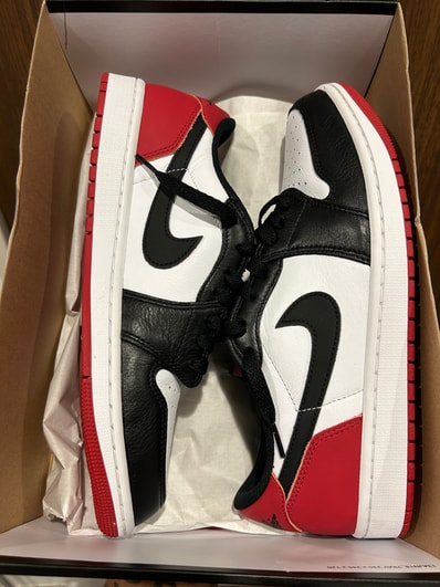 Nike Air Jordan 1 Retro Low OG "Black Toe"
