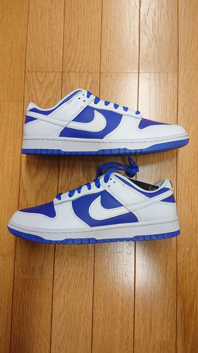 Nike Dunk Low Retro "Racer Blue and White"