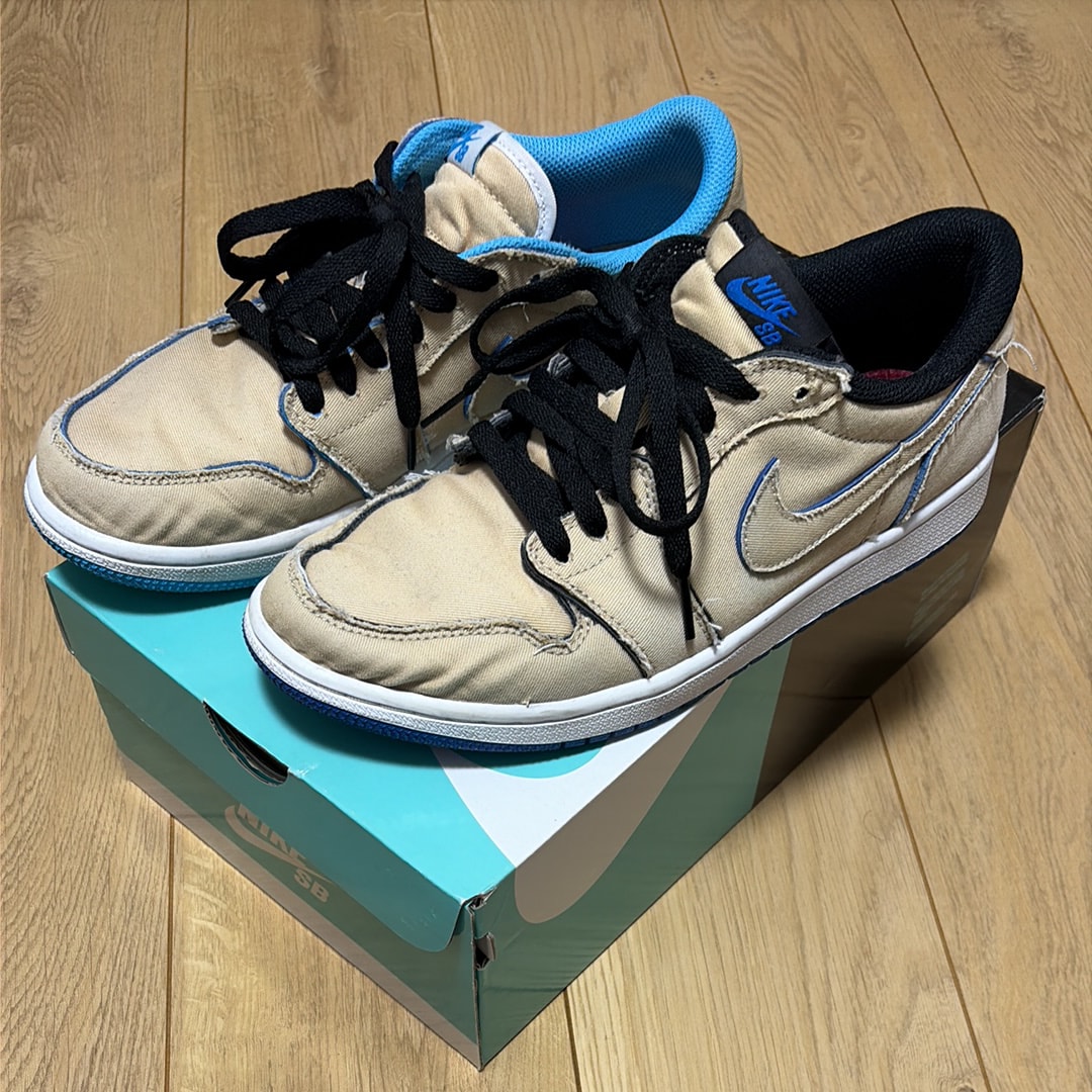 Nike SB Air Jordan 1 Low "Desert Ore/Royal Blue"