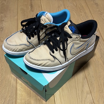 Nike SB Air Jordan 1 Low "Desert Ore/Royal Blue"