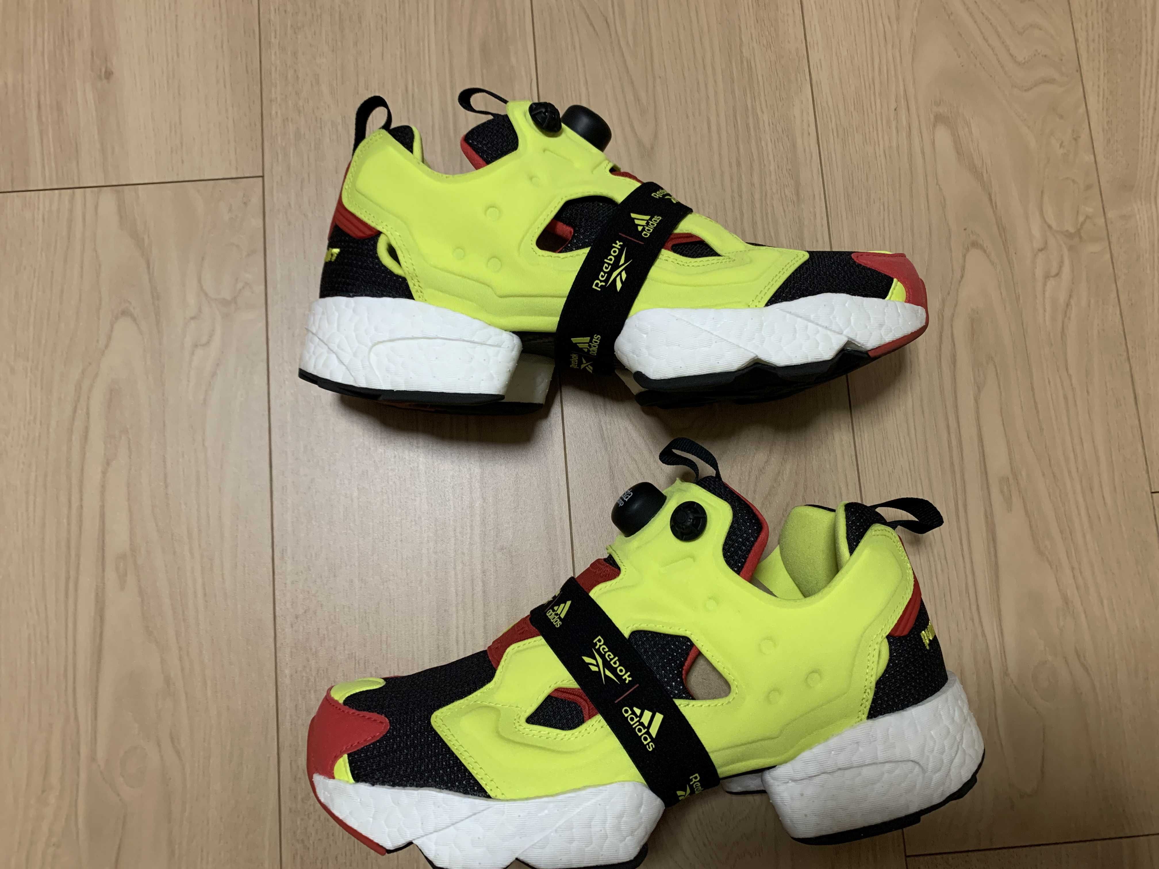 ADIDAS × REEBOK INSTAPUMP FURY BOOST OG  "YELLOW/RED"