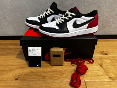 Nike Air Jordan 1 Retro Low OG "Black Toe"