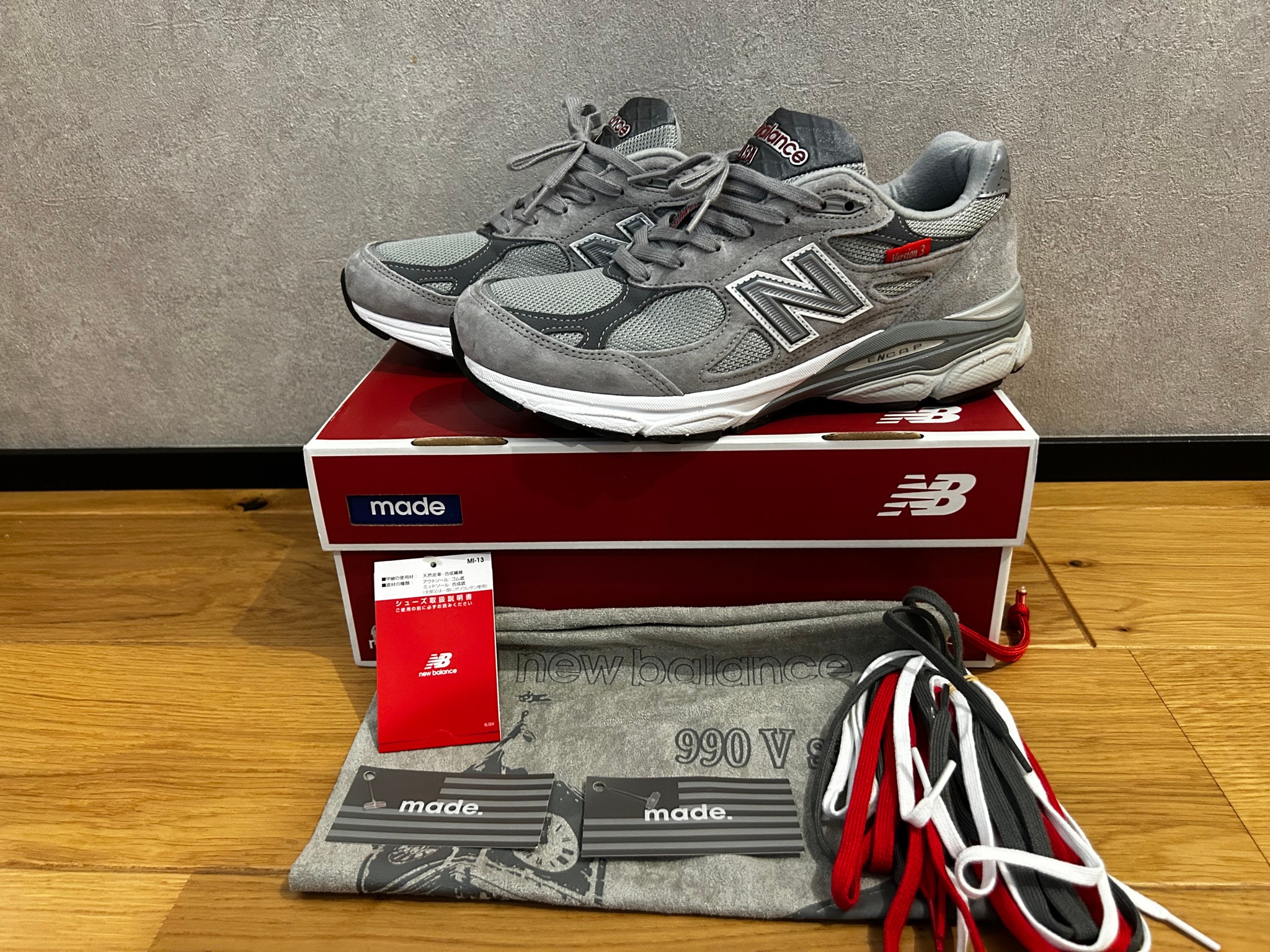 New Balance 990V3 "Grey"