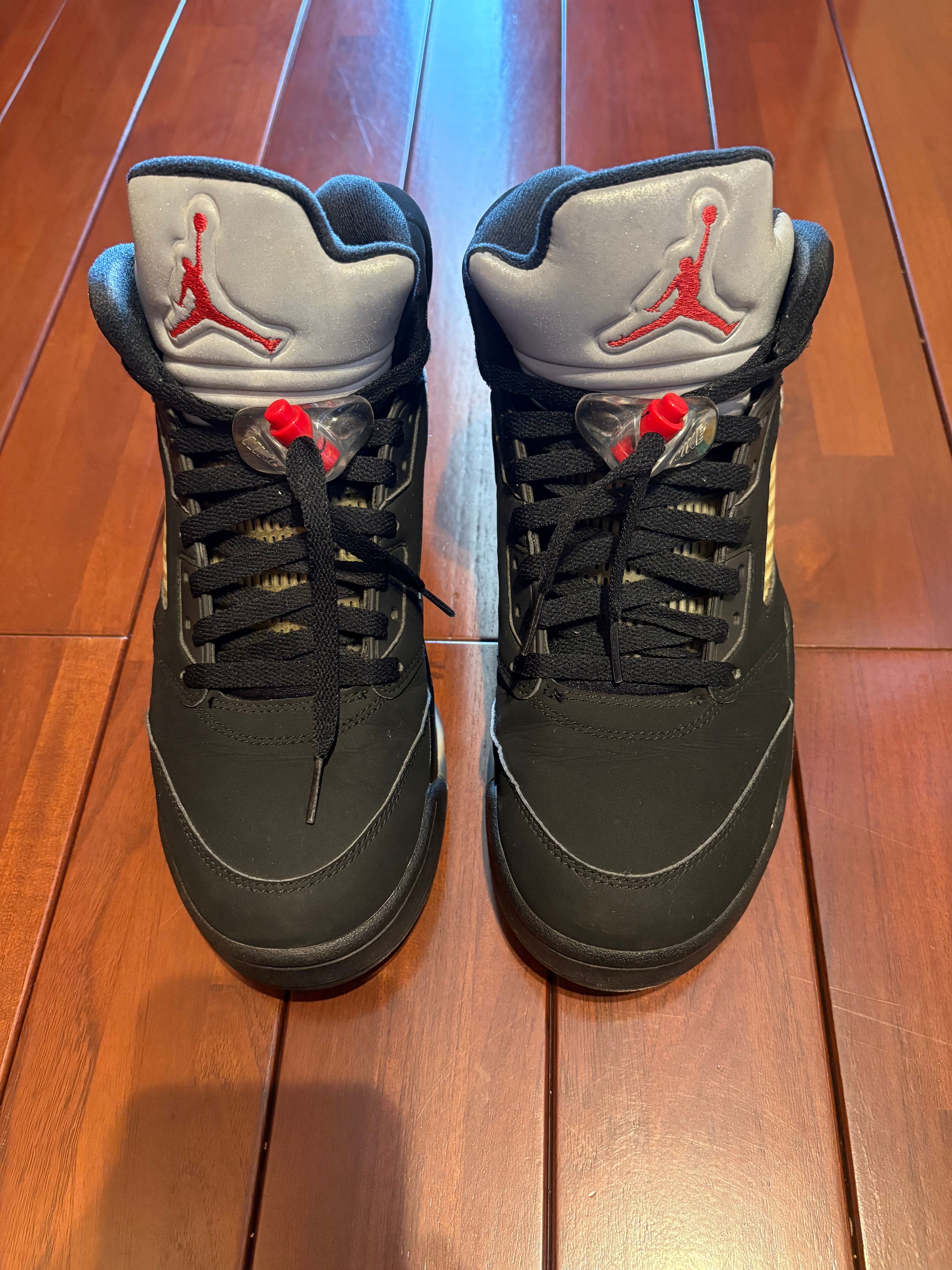 Nike Air Jordan 5 Retro OG "Black/Fire Red/Metallic Silver/White" (2016)