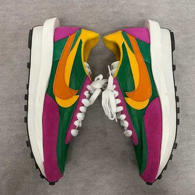 sacai × NIKE LDV WAFFLE "PINE GREEN"