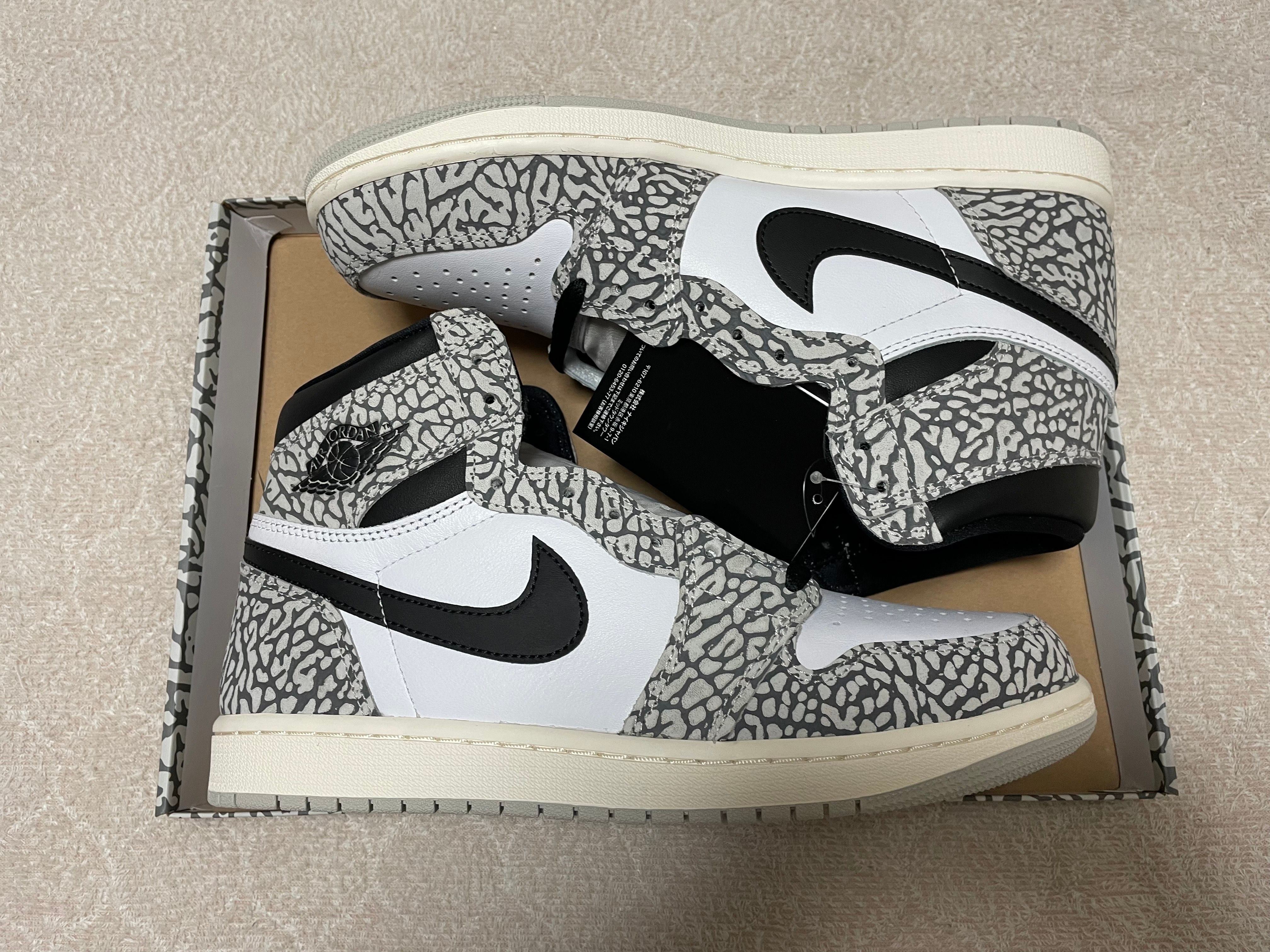 Nike Air Jordan 1 High OG "White Cement/Safari"