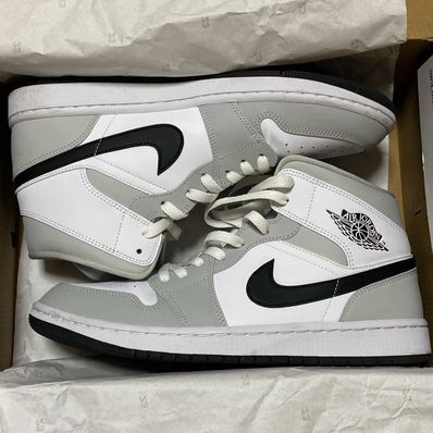 Nike Women's Air Jordan 1 Mid "Grey Fog/White/Black"
