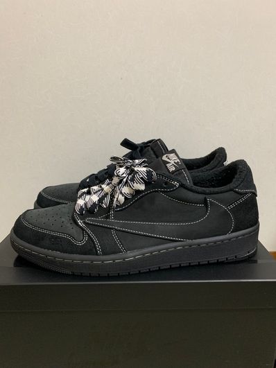 Travis Scott × Nike Air Jordan 1 Low OG SP "Black Phantom"