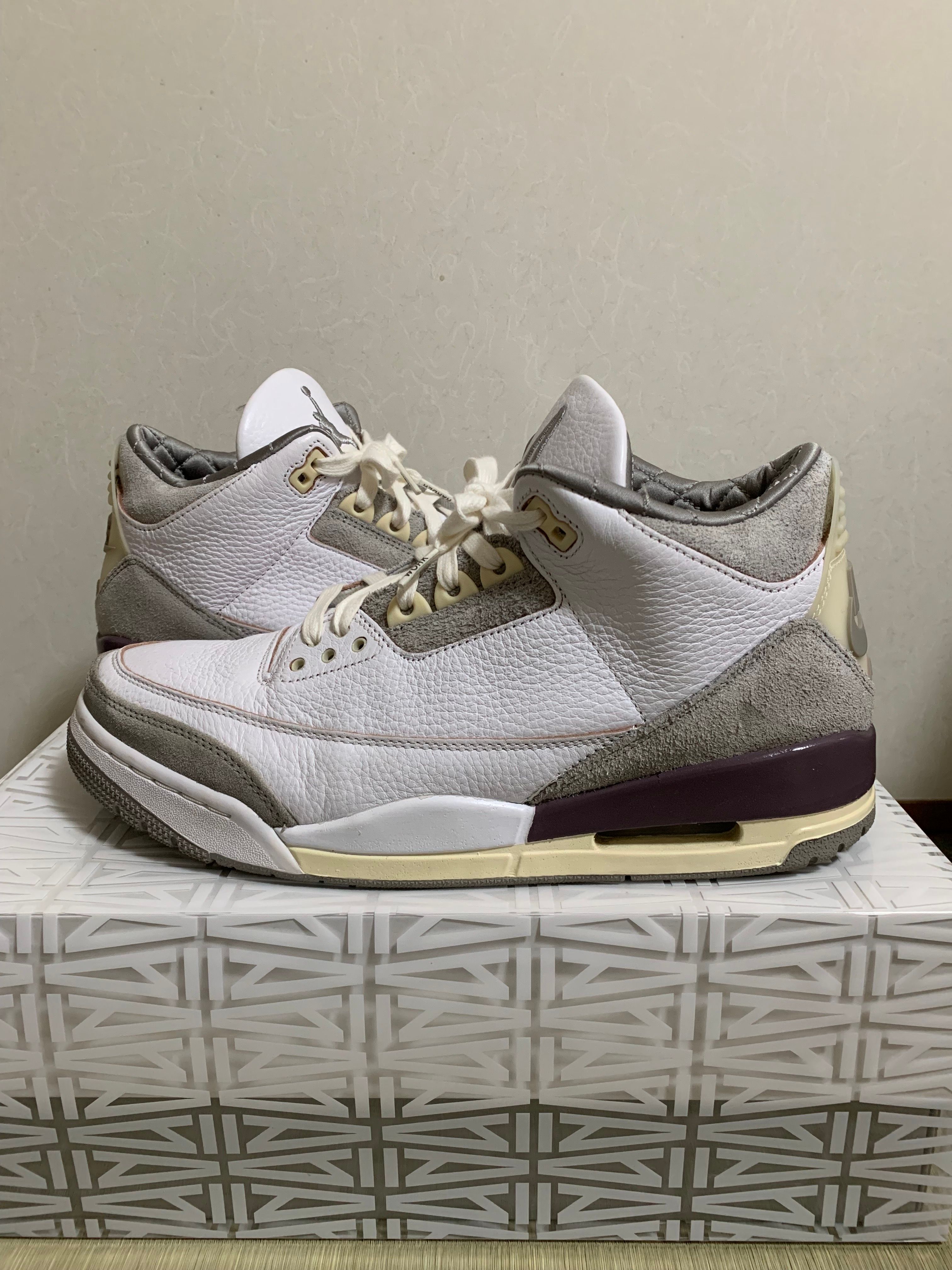 A Ma Maniere × Nike Women's Air Jordan 3 Retro SP "White/Medium Grey Violet Ore"