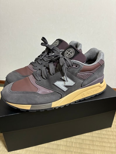 Stone Island × New Balance 998 "Raso Gommato"
