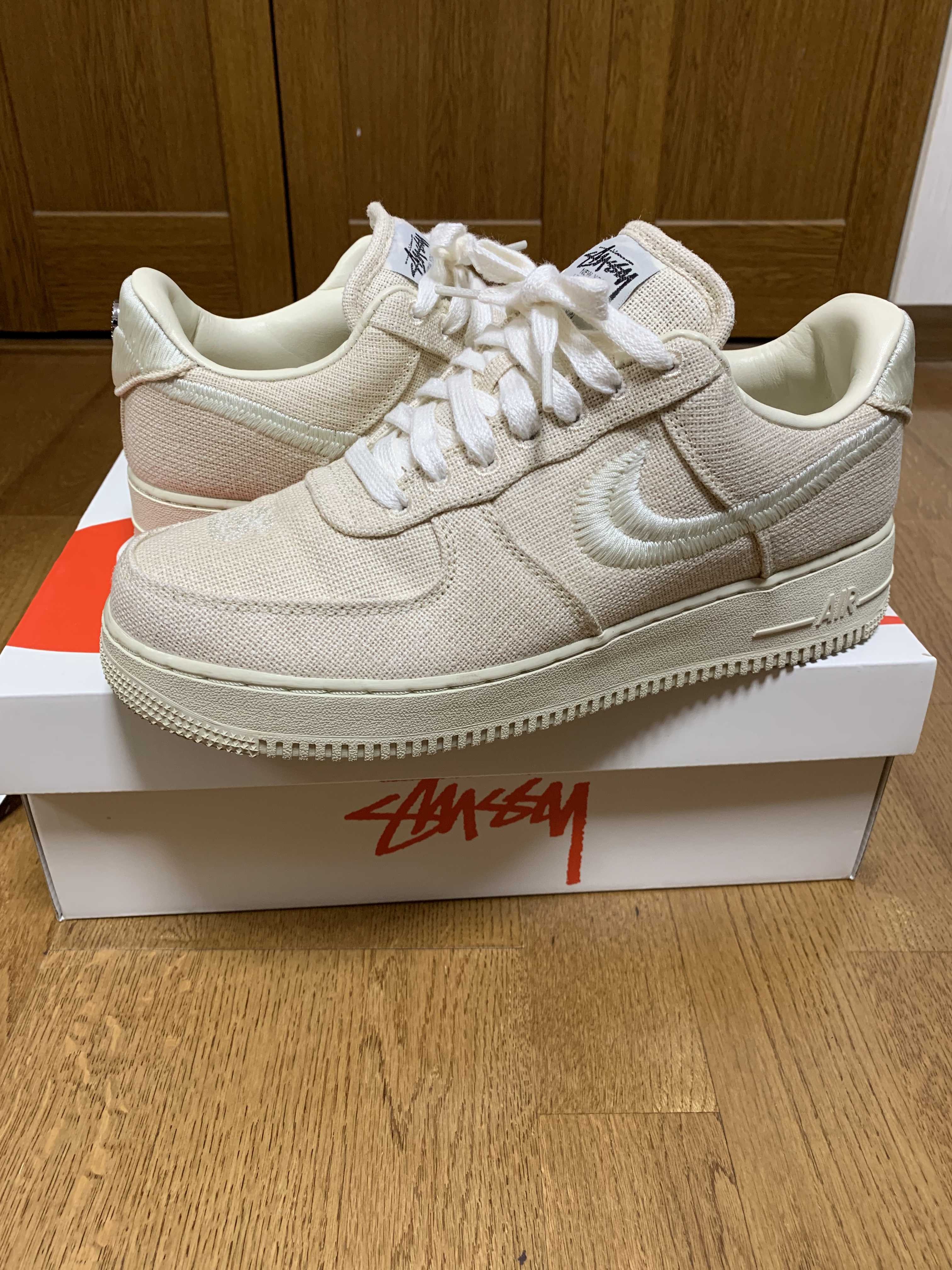 Stussy × Nike Air Force 1 Low "Fossil Stone"