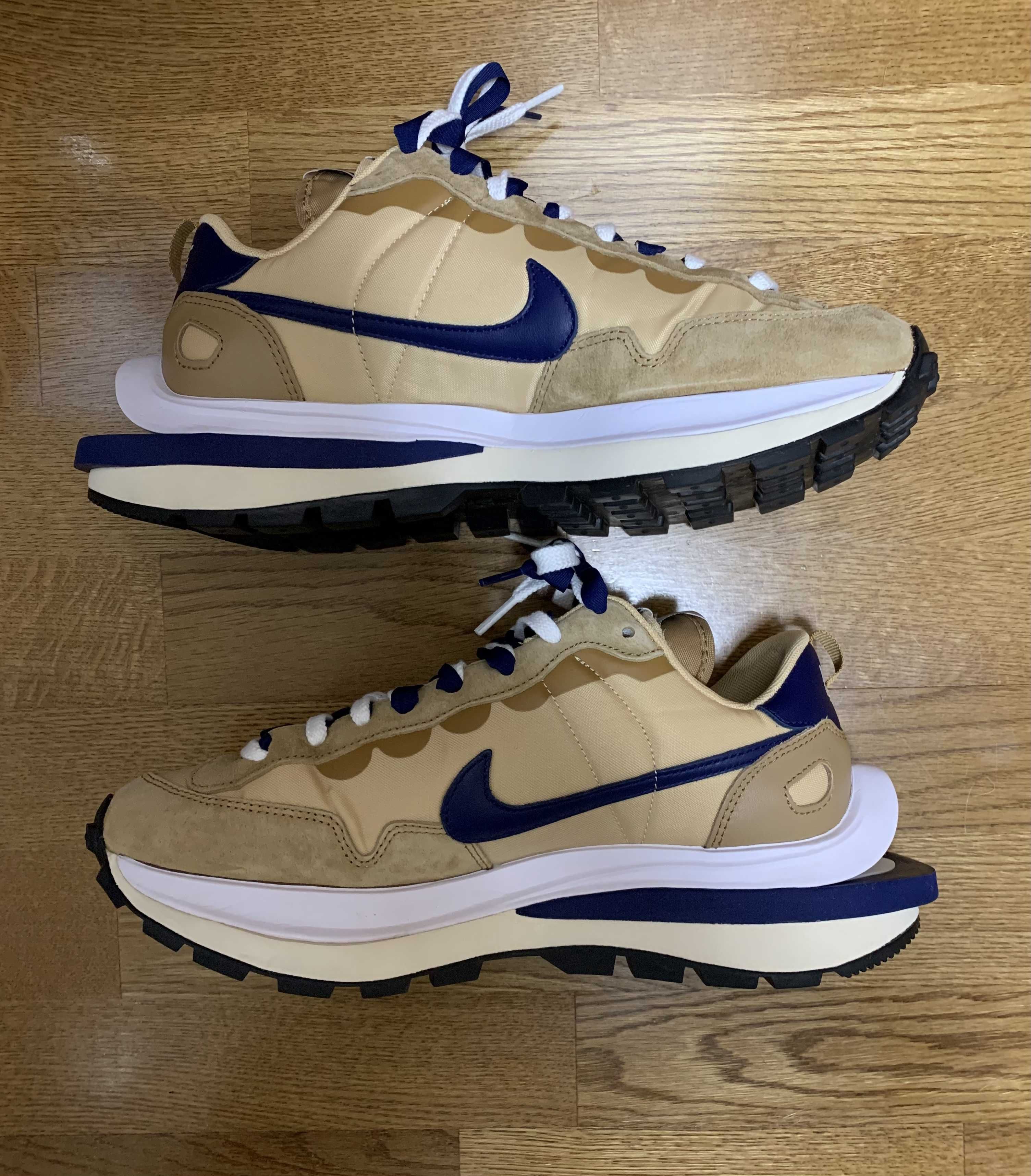 Sacai × Nike Vapor Waffle "Sesame And Blue Void"