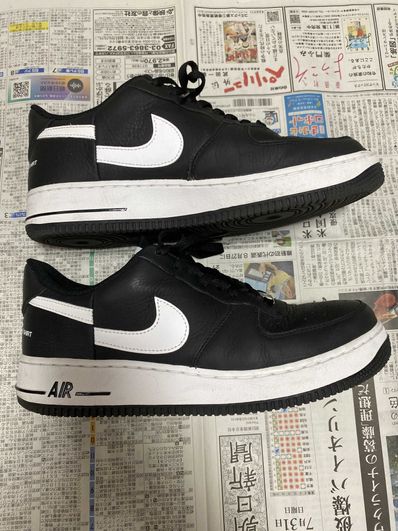 Supreme × COMME des GARCONS SHIRT × Nike Air Force 1 Low "Black/White" (2018)