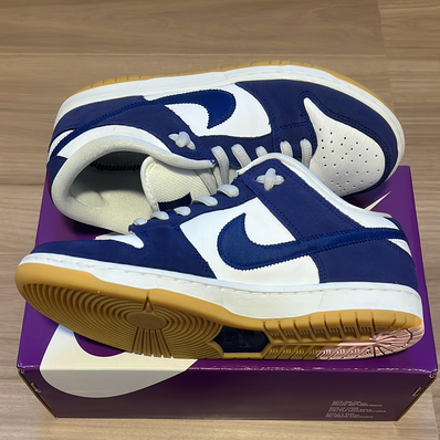 Nike SB Dunk Low "Los Angeles Dodgers/Deep Royal Blue"