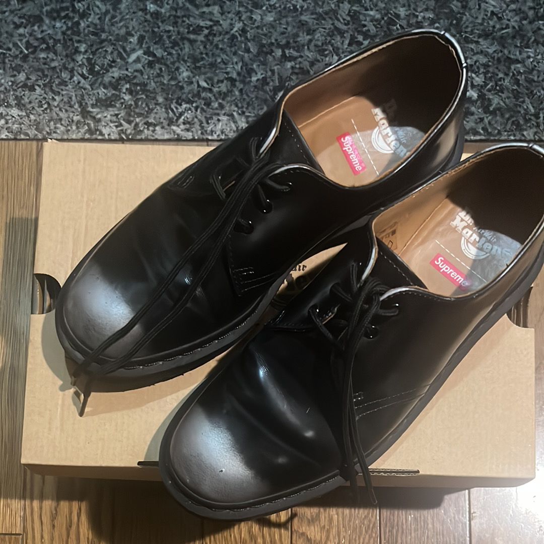 Supreme × Dr.Martens 1461 3 Eye Shoe "Black"