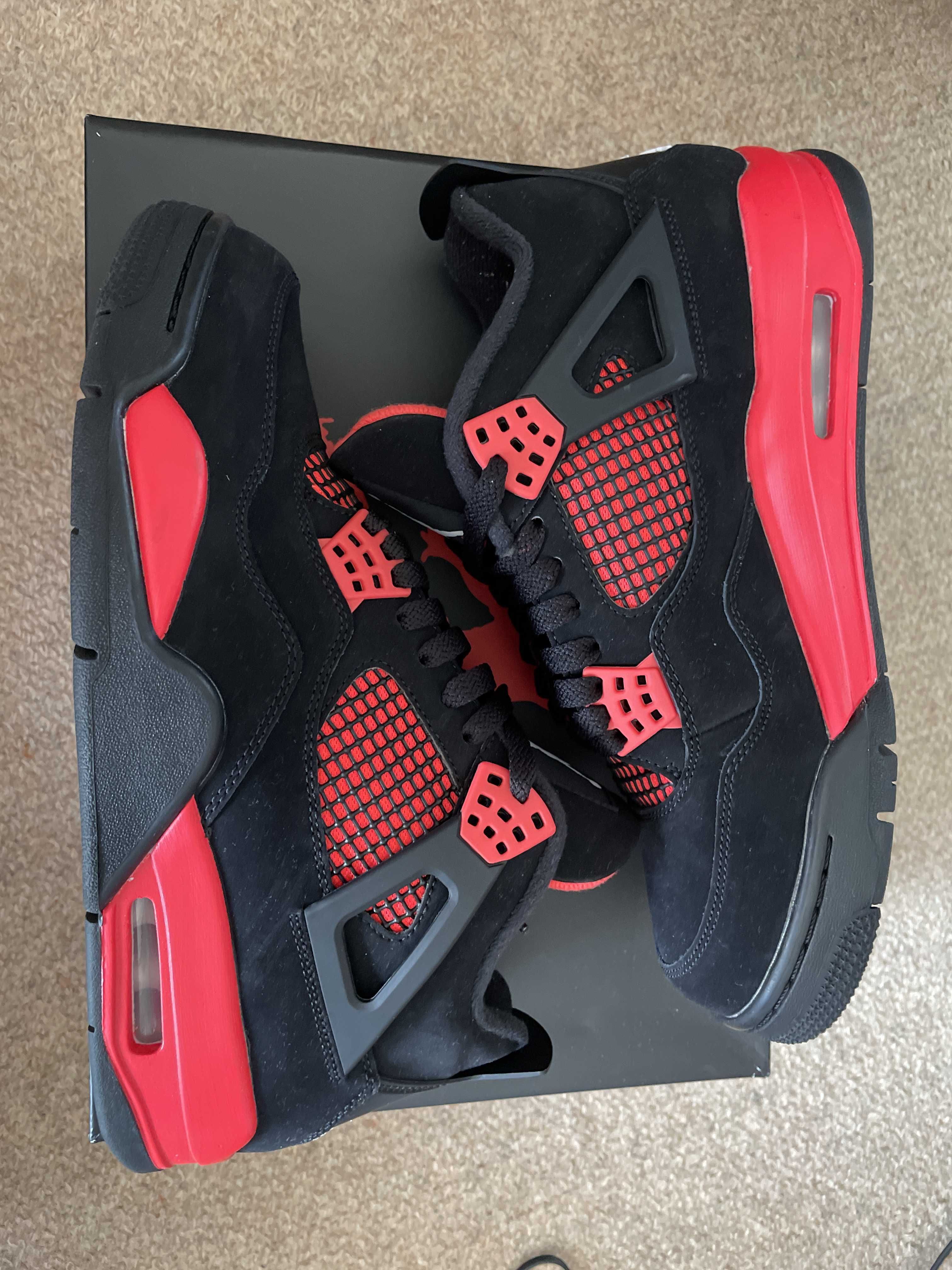 Nike Air Jordan 4 "Red Thunder/Crimson"