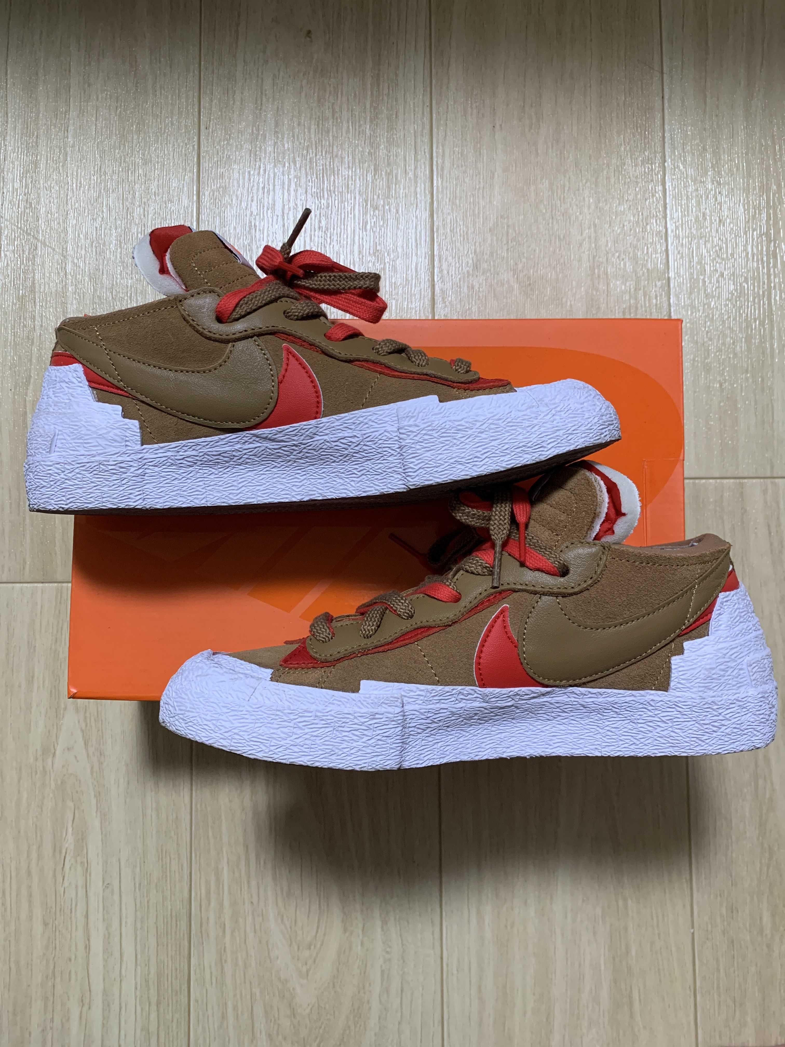 SACAI × NIKE BLAZER LOW "BRITISH TAN"