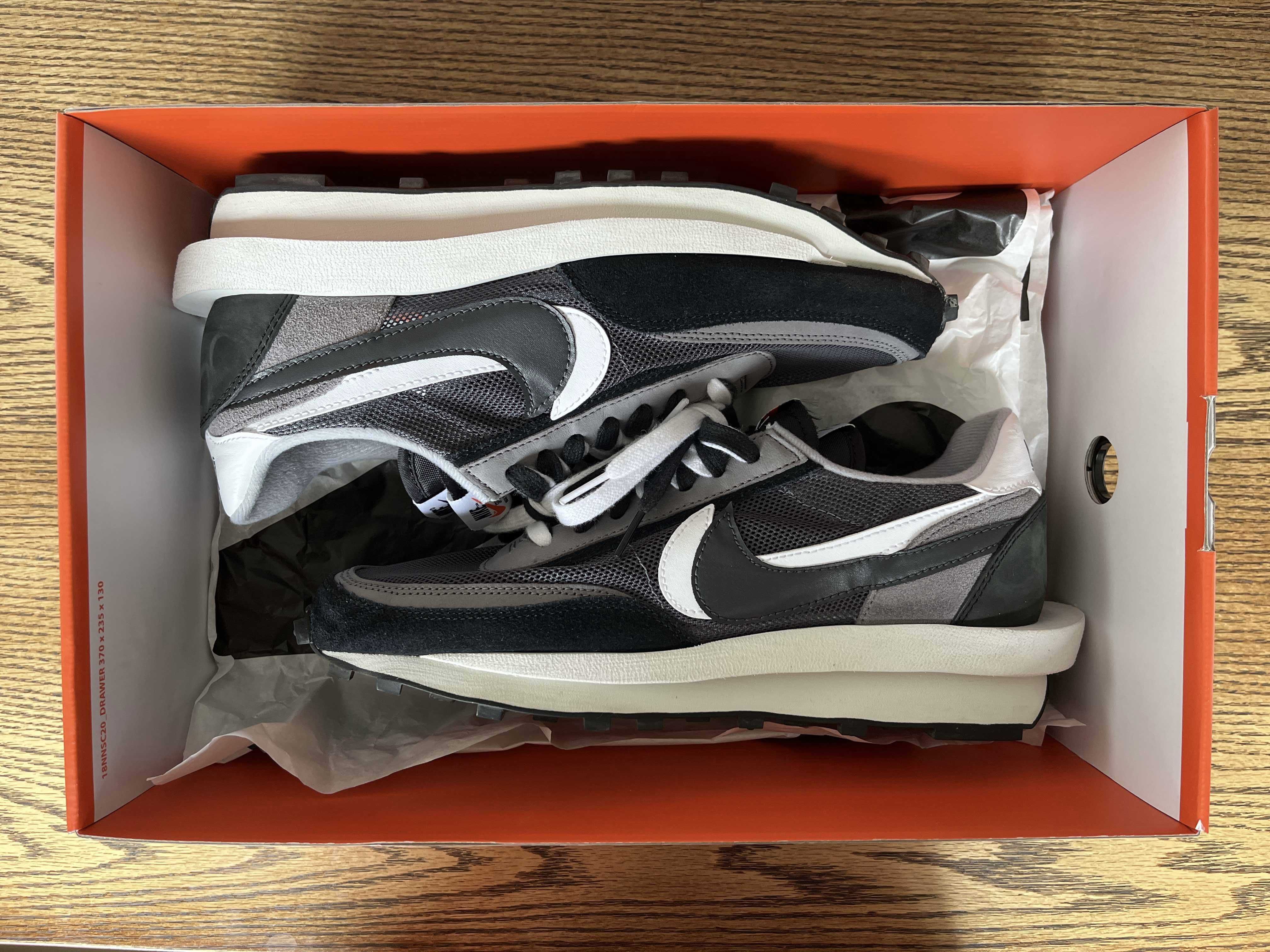 sacai × Nike LD Waffle "Black"