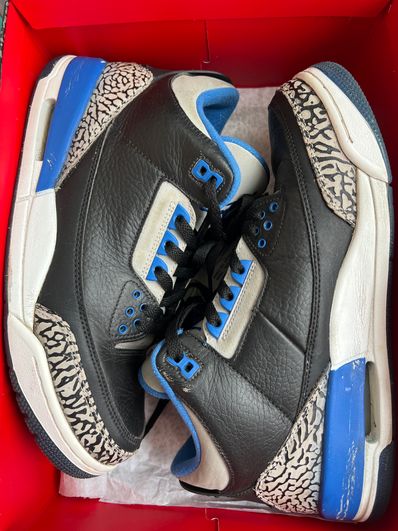 Air jordan 3 retro sport blue outlet