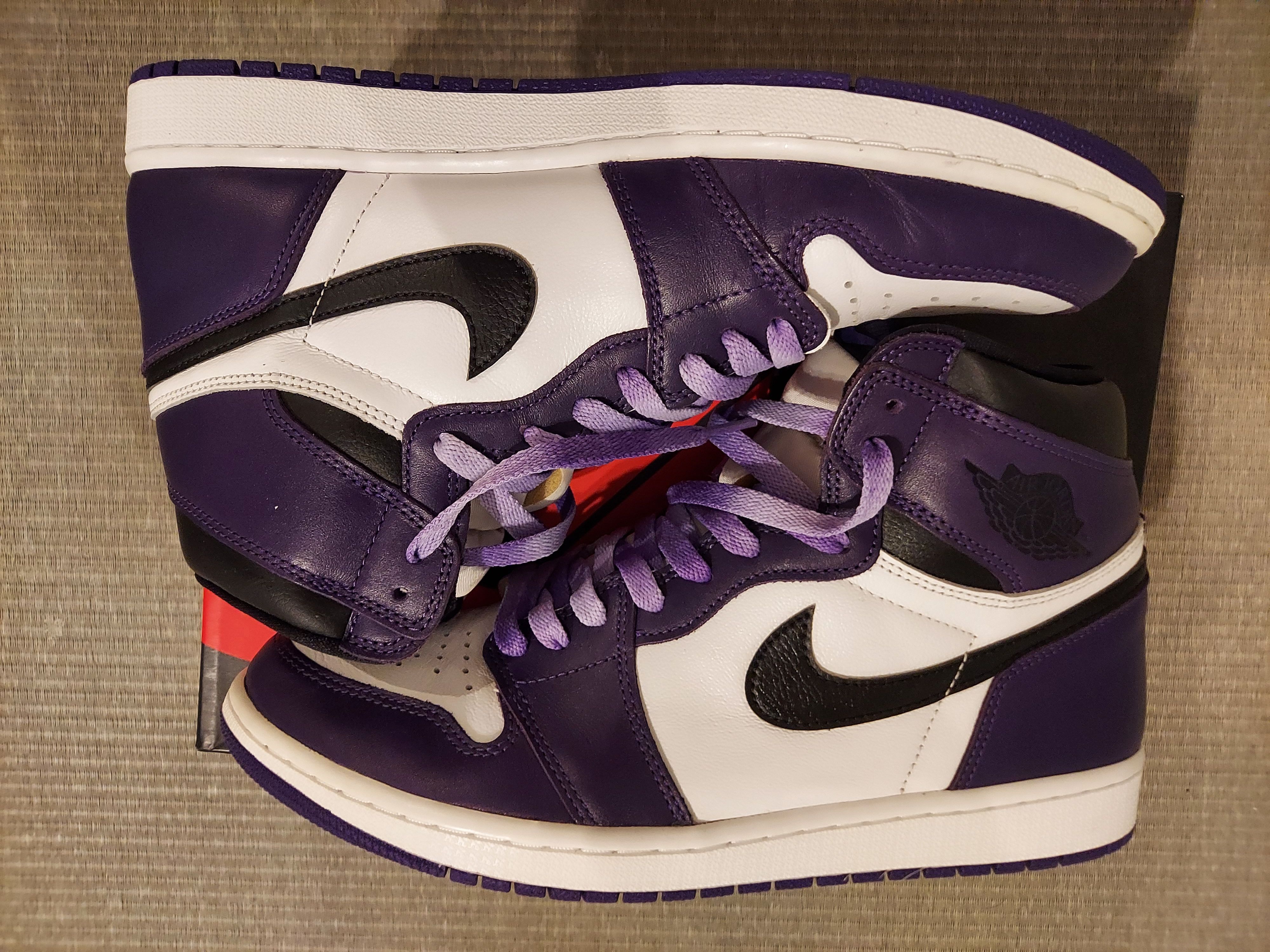 Nike Air Jordan 1 Retro High OG "Court Purple White/Black" (2020)   