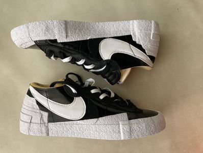 sacai × Nike Blazer Low "Black Patent Leather"