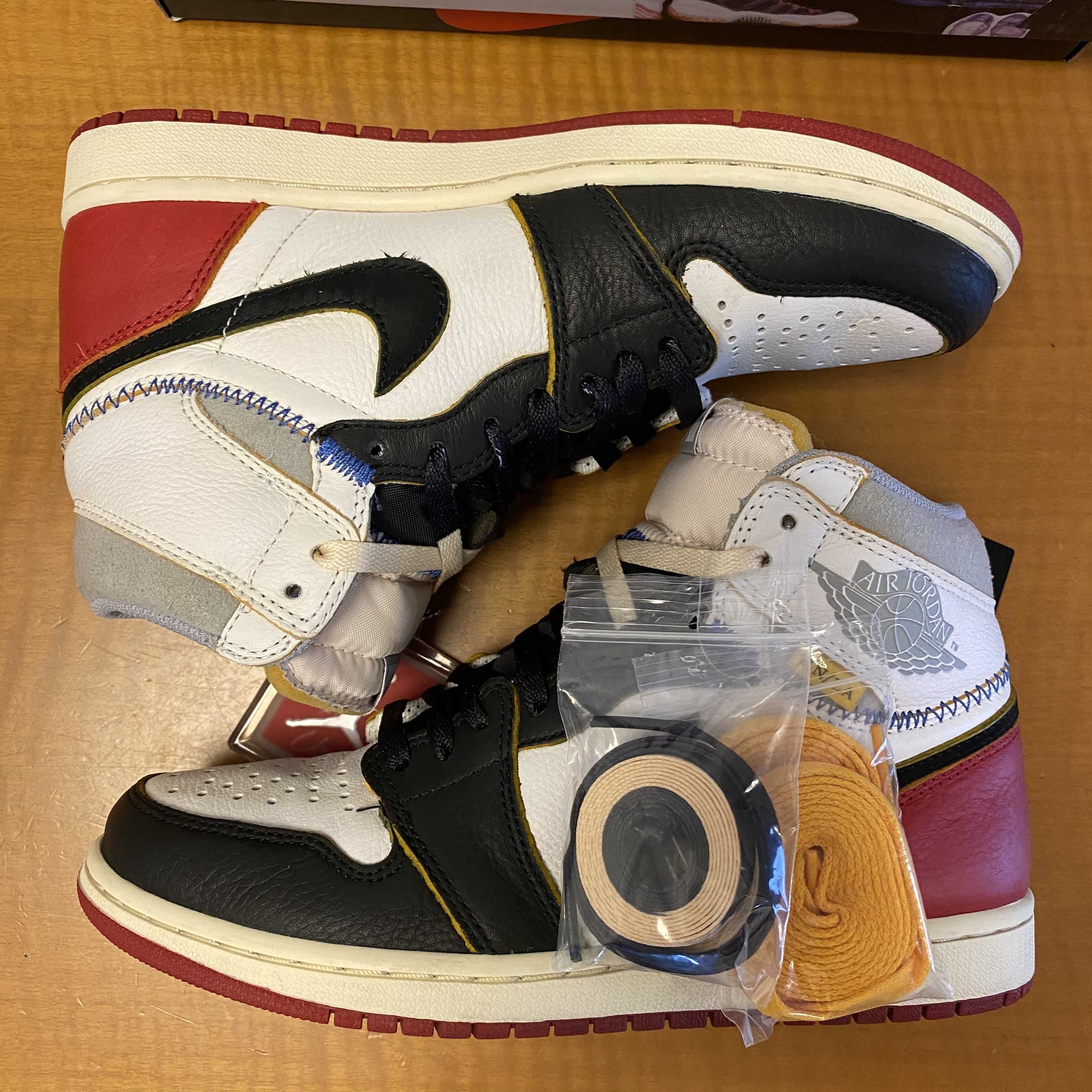 UNION × Nike Air Jordan 1 Retro High OG NRG "Varsity Red/Wolf Grey"