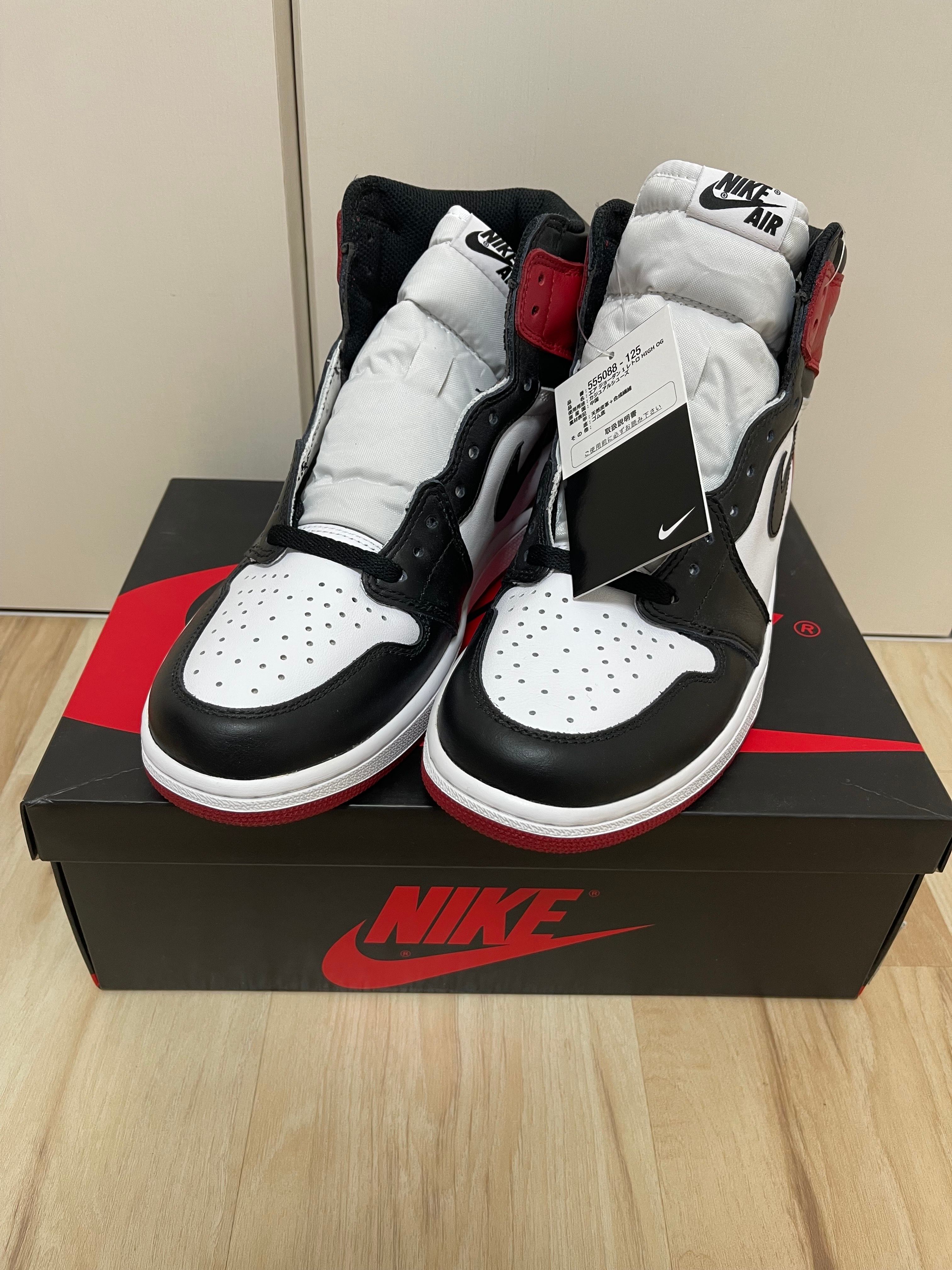 Nike Air Jordan 1 Retro High OG "Black Toe"(2016)