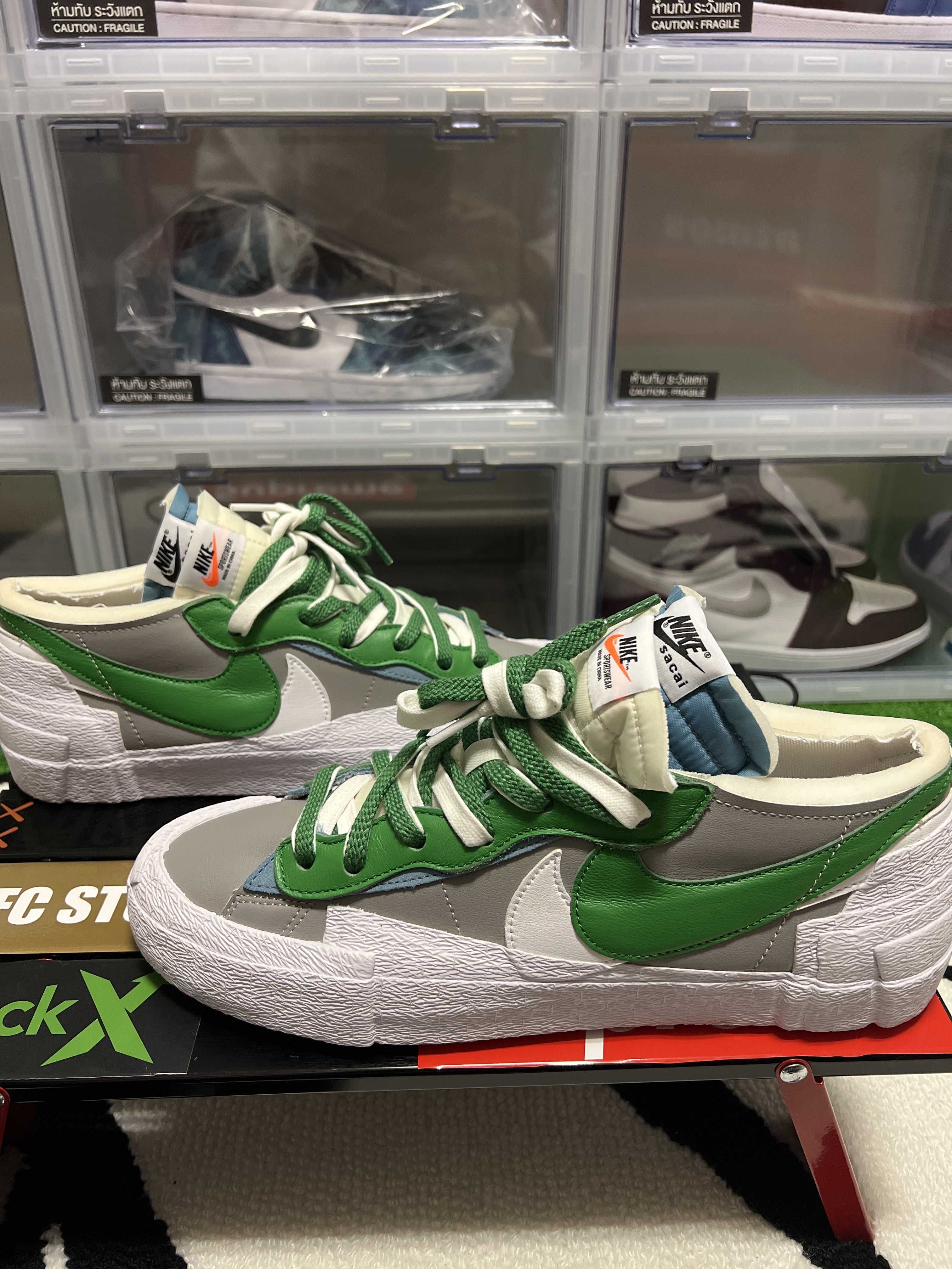 sacai × Nike Blazer Low "Classic Green"