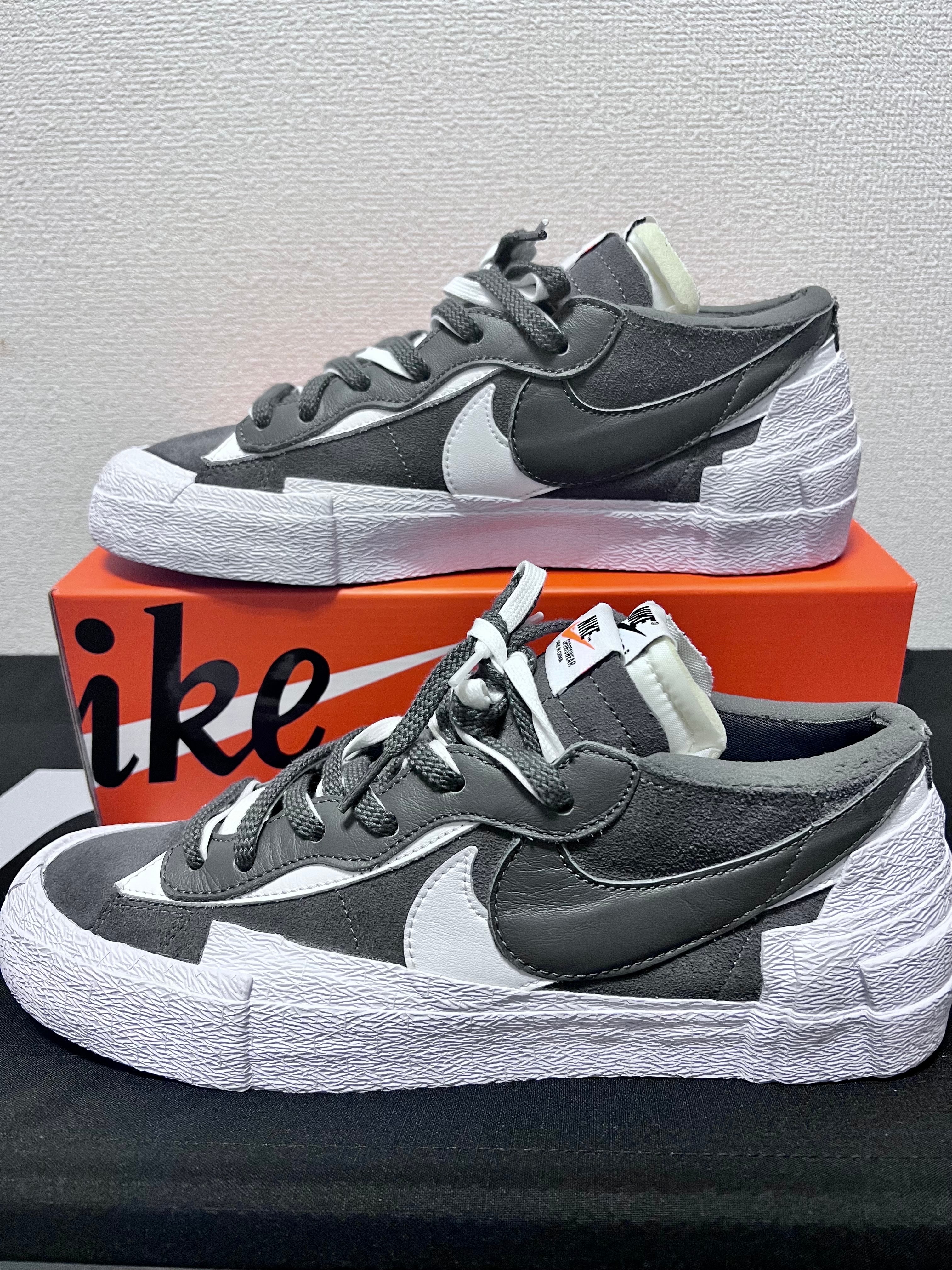 Sacai × Nike Blazer Low "Iron Grey"
