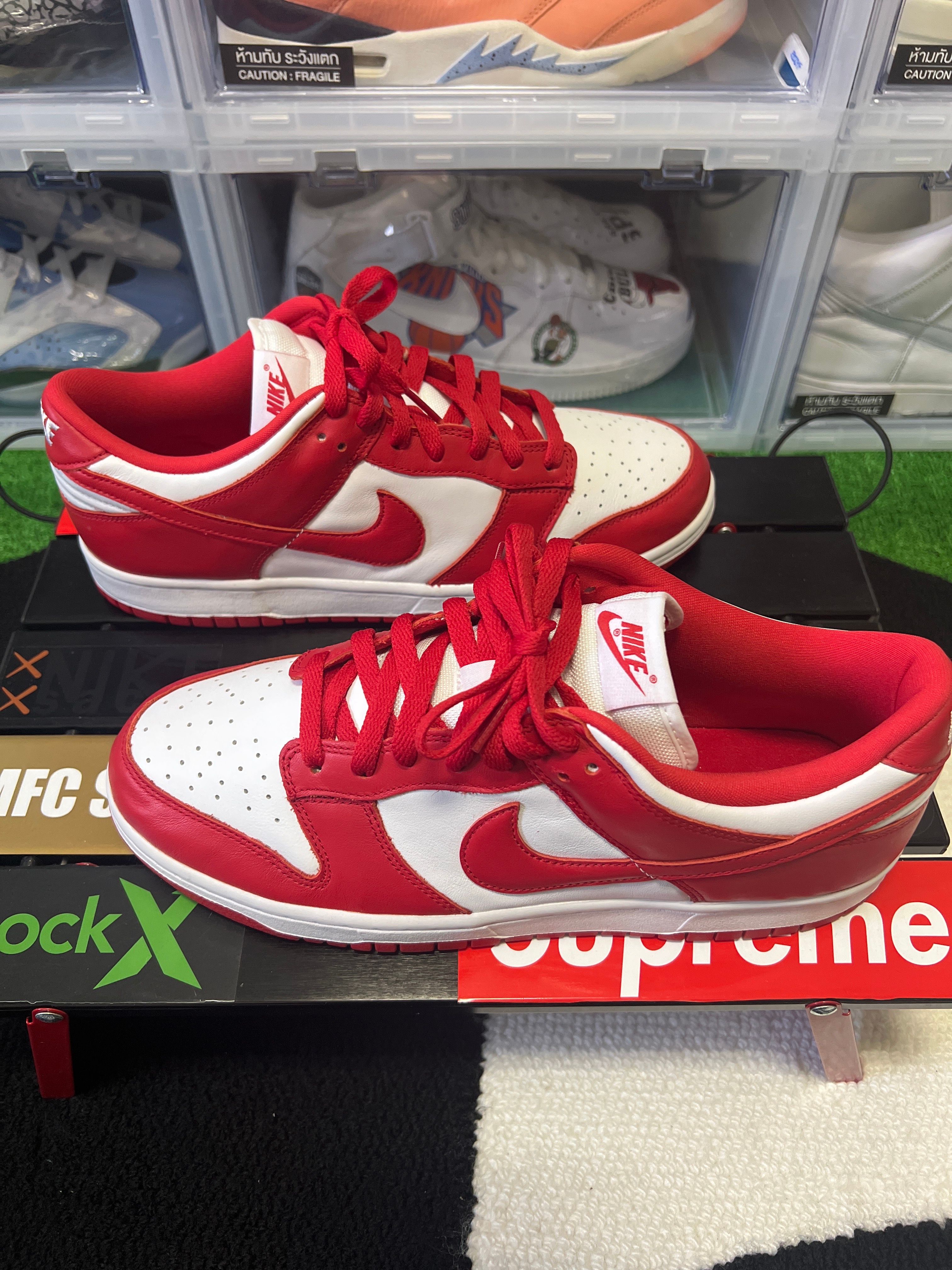 Nike Dunk Low SP "White and University Red"