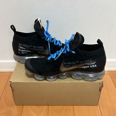 Off-White × Nike Air Vapormax "Black/Total Orange/Clear"
