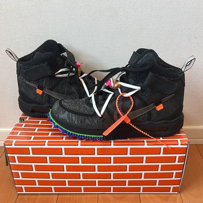 Off-White × Nike Air Force 1 Mid "Black"