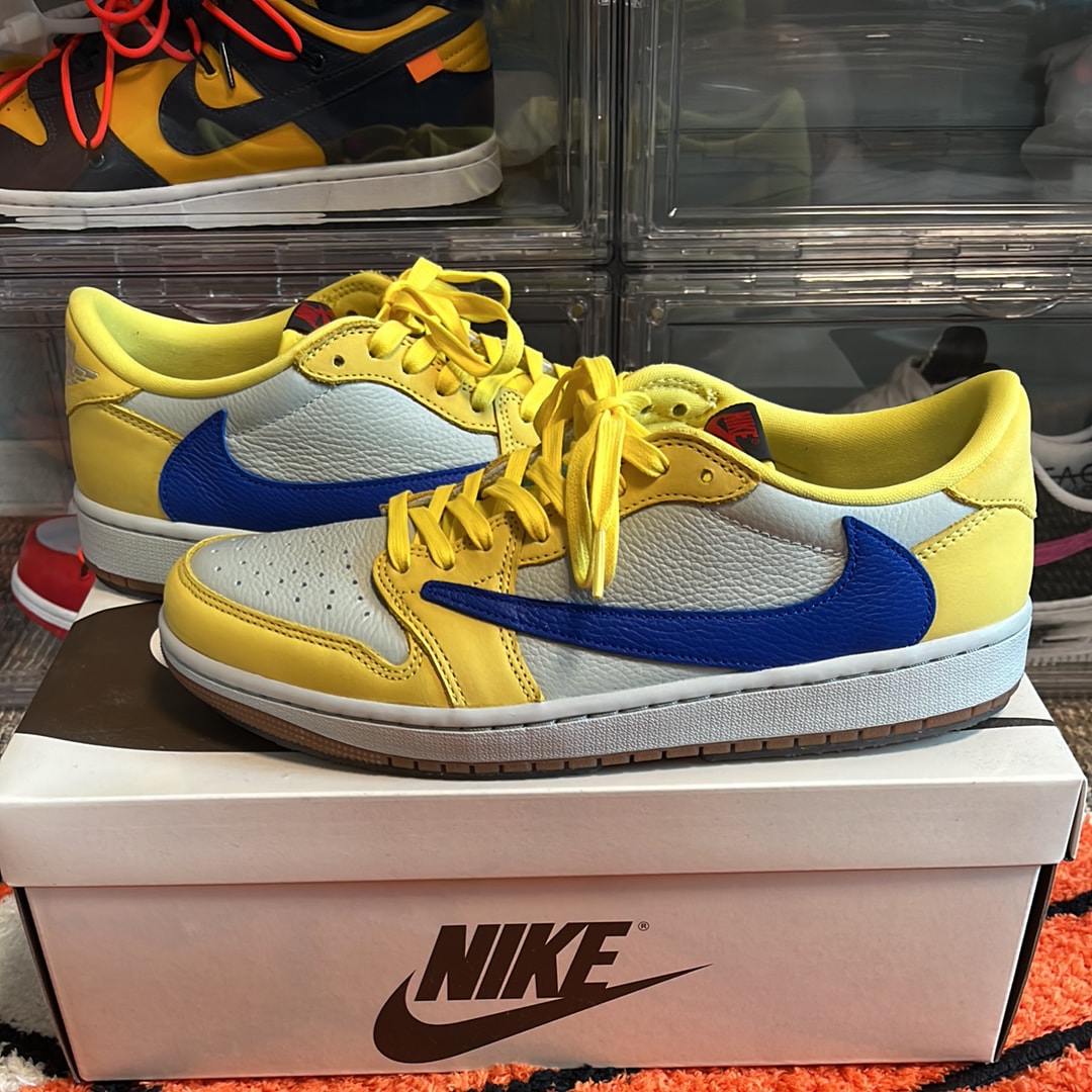 Travis Scott × Nike Women's Air Jordan 1 Retro Low OG "Canary"