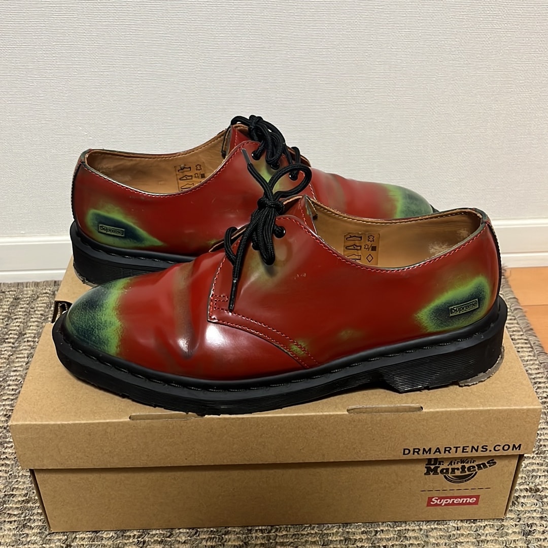 Supreme × Dr.Martens 1461 3 Eye Shoe "Red"